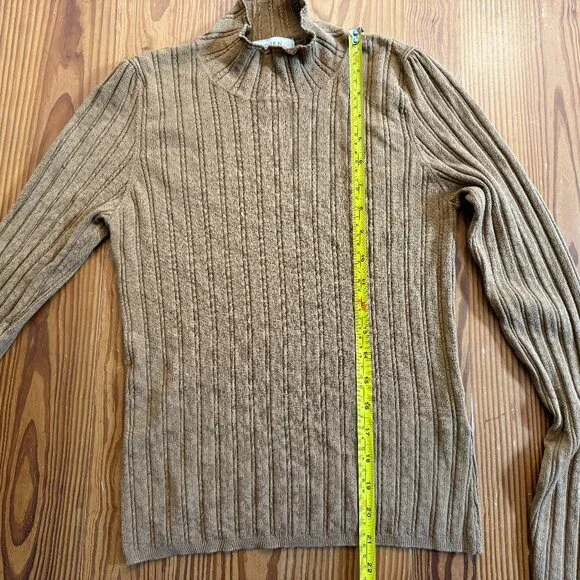 Doen Oslo Turtleneck Toasted Pecan Size Large - Picture 7 of 10